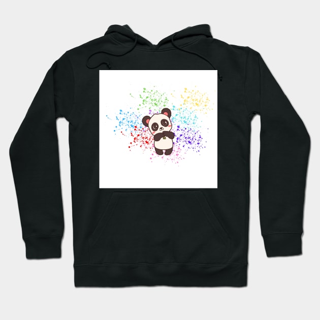 Hug Me Panda Bear Hoodie by PedaDesign